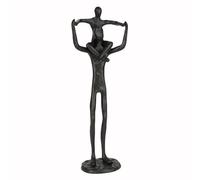 Aokeleilei Dad Gift from Son Iron Sculpture Decor, Iron Statue Decor Metal Figurine from Boy for Dad for Father's Day Birthday, Christmas, Home and Office Decor