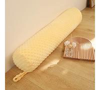 AOKELI Long Bolster Pillow, Soft Round Bolster Pillow for Pregnancy Maternity Support, Comfy Cuddly Full Body Neck Pillow, Washable Removable Pillow Case