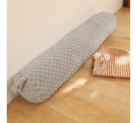 AOKELI Long Bolster Pillow, Soft Round Bolster Pillow for Pregnancy Maternity Support, Comfy Cuddly Full Body Neck Pillow, Washable Removable Pillow Case