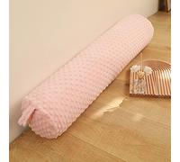 AOKELI Long Bolster Pillow, Soft Round Bolster Pillow for Pregnancy Maternity Support, Comfy Cuddly Full Body Neck Pillow, Washable Removable Pillow Case