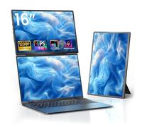 AOKER Portable Monitor for Laptop - Laptop Screen Extender HDMI USB C Travel External Display with Stand Gaming Monitor for PC MAC Switch Phone Computer Xbox PS4/5 - D1