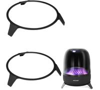 Aokicase Acrylic Table Speaker Holder Suitable for Harman Kardon Aura Studio 3, Aura Studio 4, SoundSticks 4 Bluetooth Speakers (Black, YT-02) 2-PCS