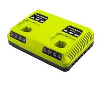 Aokicase Charger Replacement for Ryobi 12V-18V Charger P117 Compatible with Ryobi 12V-18V One+ Lithium NiCad NiMh Battery P102 P108 P189 P197 P103 P105 P107 P190 P191 PBP002 PBP000 5(5(Dual charging