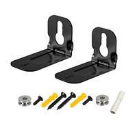 Aokicase Compatible with LG/HW-N950/HW-S40T/HW-S41T/HW-S60T/HW-T400 Holder Wall Mount Stand Accessories with Integrated Cable Management, Smart Home Speaker Accessories Rack (Black) 2 Pieces