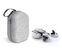 Aokicase Hard Shell Case for PlayStation VR2 All-in-One VR Gaming Headset and Touch Controller, Portable Travel Case Storage Bag with Shoulder Strap (PS VR2, Silver) PSVR2-5