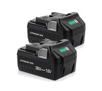 Aokicase Lithium Ion Replacement Battery for Hitachi/Metabo HPT 18V～36V / 8.0Ah,Compatible with BSL36A18,BSL36B1836V,Metabo 18V～36V Cordless Power Tools（8000mAh） 2 Pack