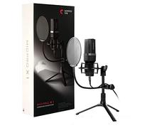 Aokicase MicPro X1 Microphone Arm,Upgraded Mic Arm Microphone Stand,Upgraded Desktop Microphone Stander Adjustable Mic Stand 5/8" to 3/8" Metal Screw Adapter（Black）X1