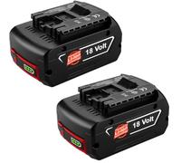 Aokicase Professional Replacement Battery for Bosch BAT609 BAT609G BAT610G BAT611 BAT612 BAT618 BAT618G BAT619 BAT619G BAT622 BAT620,for Bosch 18V Cordless Power Tools（5000mAh, 2 Pack）
