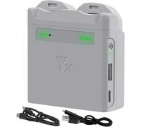 Aokicase Two-Way Hub for DJI NEO, Intelligent USB Battery Charging Station for NEO, USB-C/USB-C-A Cable, Supports PD Quick Charge