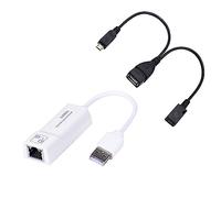 Aokicase USB Ethernet LAN Adapter for Amazon Fire Stick or Fire TV3 (White)