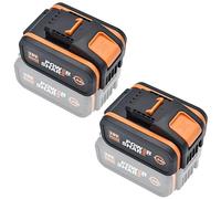 Aokikeisu 20V Replacement Battery for Worx,Cordless Power Tools Battery for Worx,WA3551 /WA3553 / 35514 / WA3551.1 （6000mAh,2 Pack）