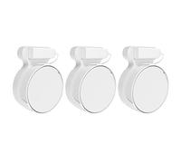 Aokikeisu Wall Mount Holder for TP Link Deco X50-PoE Home WiFi System, TP Link Deco X50-PoE Wall Mounting Bracket, Plastic, Stability, Protective Holder for WiFi 6 Systems (White, 3 Pieces)