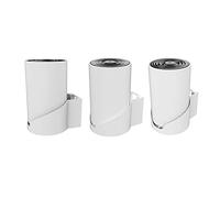 Aokikeisu Wall Mount Holder for TP Link Deco X68/X80/XE75/XE75 Pro Home WiFi Systems,Wall Mounting Bracket, Plastic Stable and Protective Holder for WiFi 6 Systems (White, 3 Pieces)