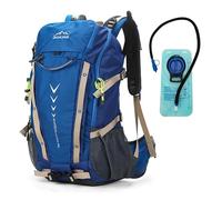 Aoking, backpack for hiking/climbing, 40L, YJN79807+water bladder 2 liters, standard elements: removable airflow mesh board, waterproof, SOS whistle, rain cover