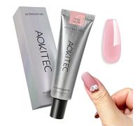 Aokitec 60g Poly Gel for Gel Nails Reconstruction and Extensions, Long Lasting and Natural Looking Nail Art, Gift for Women, Pink