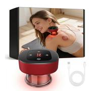 Aokitec 7-in-1 Smart Electric Cupping Massager for Women | Heated Vacuum Care with Red Light & Gua Sha for Deep Tissue Relaxation, Cellulite Smoothing and Post-Hike Muscle Recovery