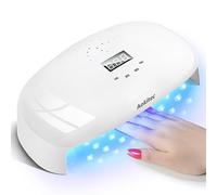 Aokitec 78W UV Lamp for Gel Nails, LED Nail Lamp Nail Dryer for Gel Nail Polish | UV Light for All Types of Nail Art | 4 Timers LCD Display | Auto Sensor | Manicure & Pedicure Tools, Gifts for Women