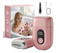 Aokitec Womens Electric Shaver, Cordless Ladies Razor & Bikini Trimmer for Sensitive Skin, 3-in-1 Painless Hair Removal for Legs, Armpits, Pubic, Wet/Dry, Magnetic Cap, Travel Lock, Gym & Holiday