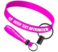 Aokizkdzsw Custom Adjustable Silicone Wristbands - Personalized Rubber Bracelets for Events, Support, Gifts,Fundraisers,Awareness