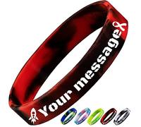 Aokizkdzsw Customizable Wristbands,Personalized Engraved Silicone Bracelets for Events and Party,Marketing and Raising Awareness