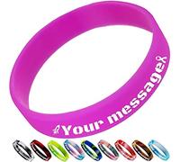 Aokizkdzsw Customizable Wristbands,Personalized Engraved Silicone Bracelets for Events and Party,Marketing and Raising Awareness Gifts