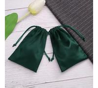 AOKODA 50pcs Flannel Jewelry Packaging Pouches Chic Purple Wedding Favor Gift Bag Velvet Drawstring Pouch for Cosmetic Makeup Eyelashes