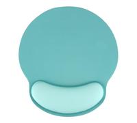 AOKSUNOVA Ergonomic Mouse Mat with Gel Cushion Grey Blue Mouse Mat with Palm Rest