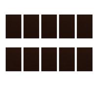 Aoktorkit 10 Pcs Dark Brown Felt Fabric Sheets, 20cm*30cm, 1mm Thickness, Solid Pattern, Felt Sheets for Scrapbooking, DIY Crafts