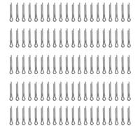 Aoktorkit 100Pcs M2.5*45 Split Pins Stainless Steel Cotter Pins Fastening Pins Clips for Automotive Mechanics Car Garage Workshop