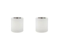 Aoktorkit 2Pcs Nylon Polyamide Rollers 25 x 30mm Nylon Wheels Bearing Guiding Wheels for Guiding Mechanisms Sliding Gate