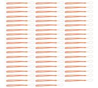 Aoktorkit 50Pcs Orange Nylon Lanyards Hand Wrist Strap Lanyard Short Lanyards for Cell Phone USB Flash Drive Key Keychain