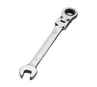 Aoktorkit Metric Tool Flex-Head Ratcheting Wrench 12MM,Professional Chrome Vanadium Ratchet Spanner Steel 72 Teeth 12 Point for DIY,Pipeline,Bicycle Repair and Home Maintance