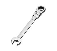 Aoktorkit Metric Tool Flex-Head Ratcheting Wrench 13MM, Professional Chrome Vanadium Ratchet Spanner Steel 72 Teeth 12 Point for DIY,Pipeline, Bicycle Repair and Home Maintance