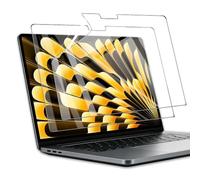 AOKUMA 2 Pack HD Clear Screen Protector for MacBook Air 15.3-Inch with (2026/2025/2024/2023, M5/M4/M3/M2), Anti-Fingerprint Scratch-Resistant Laptop Accessories Soft TPU Screen Film