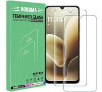 AOKUMA For Motorola Moto G06/G06 Power Tempered Glass Screen Protector, 2 Pack Screen Protector,9H Hardness,Anti-Scratch,Anti-Fingerprint,Bubble-Free,HD Clear,Premium Protective Film Case Friendly