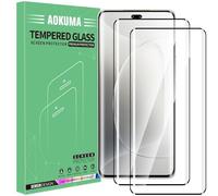 AOKUMA Tempered Glass for Honor 300 Ultra, Screen Protector, Premium 3D Curved Edge Guard Film, Edge to Edge Full Screen Cover, Work with most case(Black Edge)