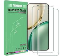 AOKUMA Tempered Glass For Honor Magic 8 Lite 5G Screen Protector, 2 Pack Screen Protector,9H Hardness,Anti-Scratch,Anti-Fingerprint,Bubble-Free,HD Clear,Premium Protective Film Case Friendly