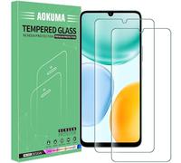 AOKUMA Tempered Glass For Honor X5C Plus/Honor X5C 4G/5G Screen Protector, 2 Pack Screen Protector,9H Hardness,Anti-Scratch,Anti-Fingerprint,Bubble-Free,HD Clear,Premium Protective Film Case Friendly