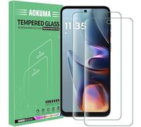AOKUMA Tempered Glass for Motorola Moto G17/G17 Power/E15/G15/G05 Screen Protector, [2 Pack] Premium Quality Guard Film, Case Friendly, Shatterproof, Shockproof, Scratchproof, Oilproof