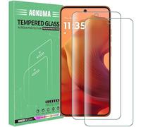 AOKUMA Tempered Glass for Motorola Moto G17/G17 Power/G15/E15/G05 Screen Protector, [2 Pack] Premium Quality Guard Film, Case Friendly, Shatterproof, Shockproof, Scratchproof, Oilproof