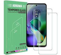 AOKUMA Tempered Glass For Motorola Moto G54 5G Screen Protector, 2 Pack Screen Protector,9H Hardness,Anti-Scratch,Anti-Fingerprint,Bubble-Free,HD Clear,Premium Protective Film Case Friendly