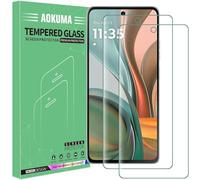 AOKUMA Tempered Glass for Motorola Moto G75, Screen Protector, [2 Pack] Premium Quality Guard Film, Case Friendly, Shatterproof, Shockproof, Scratchproof oilproof