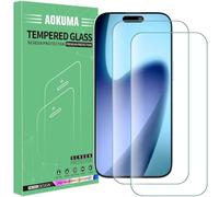 AOKUMA Tempered Glass for Phone 17 Air, Screen Protector, [2 Pack] Premium Quality Guard Film, Case Friendly, Shatterproof, Shockproof, Scratchproof, Oilproof