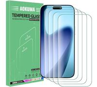 AOKUMA Tempered Glass for Phone 17 Air, Screen Protector, [4 Pack] Premium Quality Guard Film, Case Friendly, Shatterproof, Shockproof, Scratchproof, Oilproof