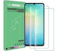 AOKUMA Tempered Glass for Samsung Galaxy A07, Screen Protector, [2 Pack] Premium Quality Guard Film, Case Friendly, Shatterproof, Shockproof, Scratchproof, Oilproof