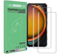 AOKUMA Tempered Glass for Samsung Galaxy XCover 7/XCover 7 Pro/HONOR X5C Plus Screen Protector, [2 Pack] Premium Quality Guard Film, Case Friendly, Shatterproof, Shockproof, Scratchproof, Oilproof