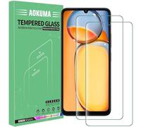 AOKUMA Tempered Glass for Xiaomi Redmi 13C 4G/5G / Xiaomi Poco C65, Screen Protector, [2 Pack] Premium Quality Guard Film, Case Friendly, Shatterproof, Shockproof, Scratchproof, Oilproof