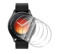 AOKUMA Tempered Glass for Xiaomi Watch 5 Screen Protector, [5 Pack] Guard Film, Case Friendly, Shatterproof, Shockproof, Scratchproof, Oilproof