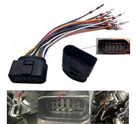 Aokus Xenon Headlight 10 to 14 Pin Wiring Harness Connector Plug Adapter Compatible with VW AUDI