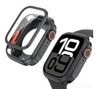 AOKUTDA 2 Pack Case for Apple Watch Series SE 3/2/1 (2025/2022/2020) / Series 6 5 4 40mm Screen Protector (Looks Like Ultra&Ultra2) 360° Overall Protective Protective Glass Cover + Back Frame+Crown